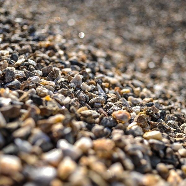 Gravel Pit pile on a sunny day